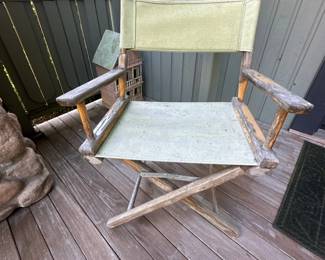 Vintage Canvas Director's Chair
