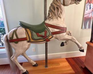 1898 Gustav Dentzel Prancer - Vintage Carousel Horse Figurine