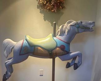 1909 Herschell-Spillman Jumper - Vintage Carousel Horse Figurine