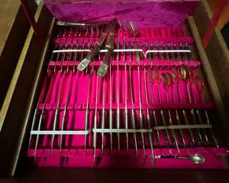 Nickel & Bronze flatware sets (Thailand) - 2 available