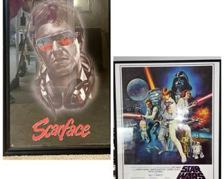 Framed Movie posters