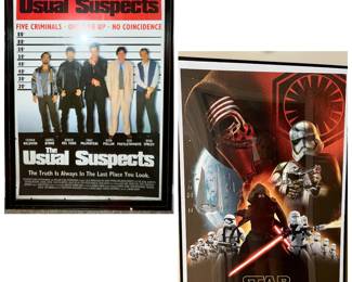 Framed Movie posters