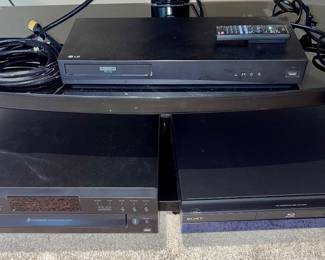 DVD and VHS players