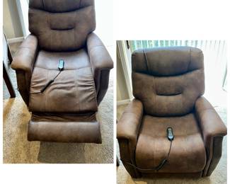 Electric reclining lift chair