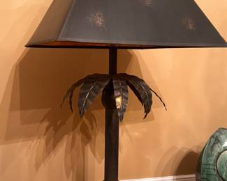 2 matching heavy lamps