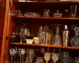 Crystal, nice barware