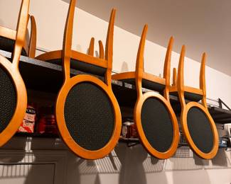 Ethan Allen chairs that go with the round glass table