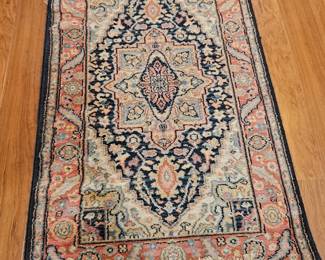Karastan Navy Heriz wool rug