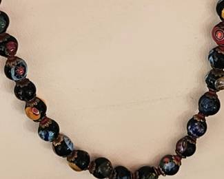 Murano bead necklace 