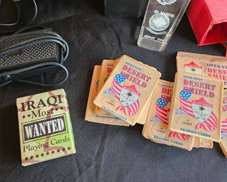 Desert storm trading cards