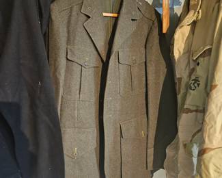 vintage USMC green wool kersey jacket 