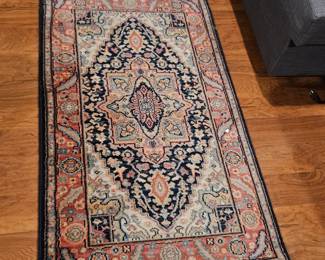 Karastan Navy Heriz wool rug