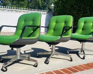 Steelcase 451 office chairs, vintage
