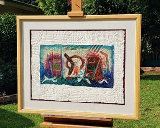 David Dodsworth Artist proof mixed media framed wall art