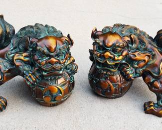 Really cool large foo dogs