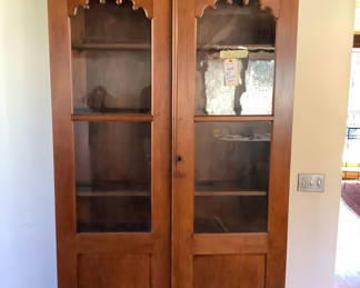 Lot 201: Antique China Cabinet