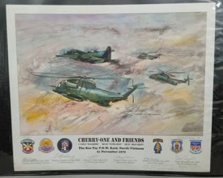 Lot 350: William E. Beyer Signed / Numbered "Cherry-One and Friends" Print