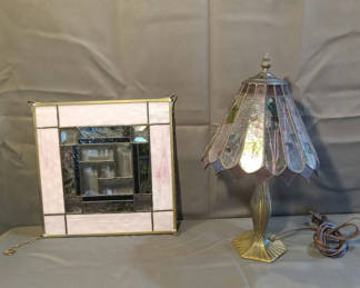 Lot 245: Stained Glass Decor