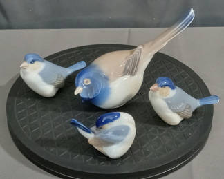Lot 278: Royal Copenhage, Bing & Grondahl Bird Figurines