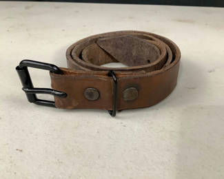 Lot 310: Porsche 356 Leather Spare Tire Belt