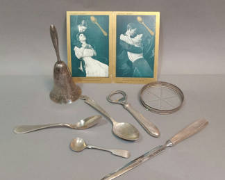 Lot 195: Sterling & More Table Ware