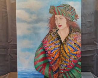 Lot 246: Cynthia Moskowitz Brody Original Canvas Art