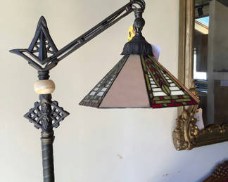 Lot 210: Frank Lloyd Wright Style Floor Lamp