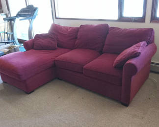 Lot 235: Crate & Barrel Sectional