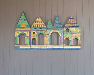 Lot 241: John French Romanesque Doorways Wall Sculpture