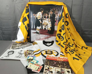 Lot 333: Bruins Collectibles