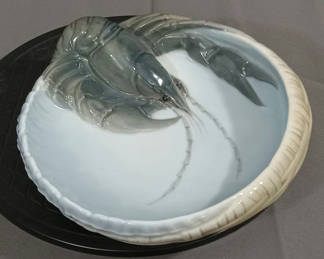 Lot 280: Royal Copenhagen Lobster Bowl