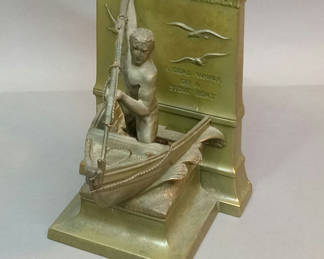 Lot 339: Jennings Brothers Whaleman Bookend