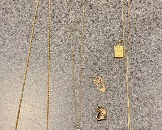 10k , 14k Gold and White gold jewelry 