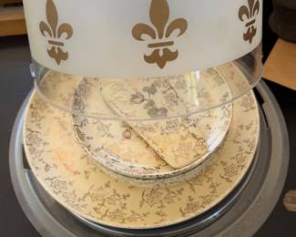 Inside Cake Plates/Server