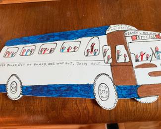 Howard Finster Folk Art, Heaven Bound Special Bus