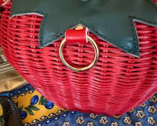 Vintage Strawberry Cute Fun Purse