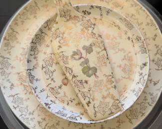 Vintage Cake Dessert Plates