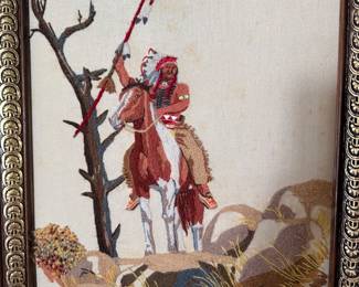 Needlepoint Native American