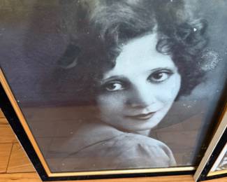 Silent Film Actress B/W Photograph