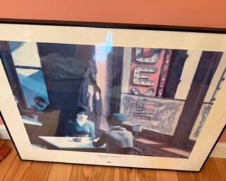 Edward Hopper Framed Print, "Chop Suey"