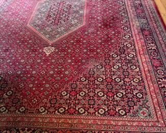 Vintage Hand Made Bidjar Wool Rug. 11' X8.2 "