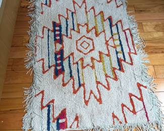 Moroccan  Small Throw Rug