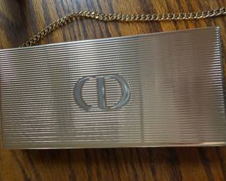 Christian Dior Rouge DIor Minaudiere Gold Clutch