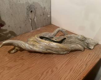 Ceramic driftwood planter