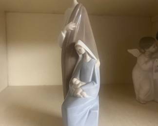 Lladro Nativity Holy Family #4585 Porcelain Figurine 