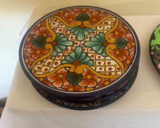 Several Mexican plate
