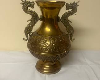 Unique Urn with dragon handles
