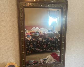 Ornate Copper Mirror