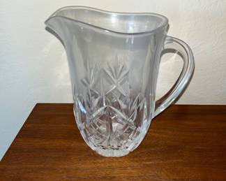 Lenox 32oz. Cut Crystal Charleston Patterned 6.5"H Pitcher