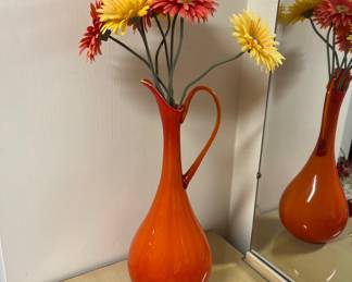 Orange pitcher 